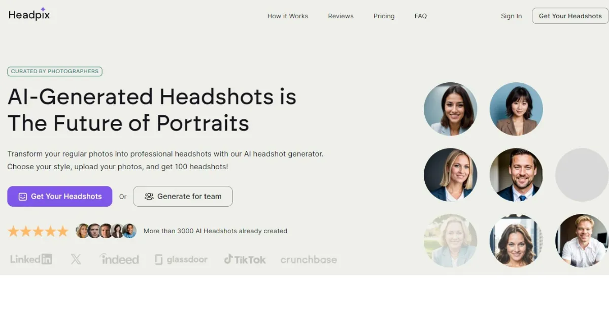 Headpix: AI Headshot Generator