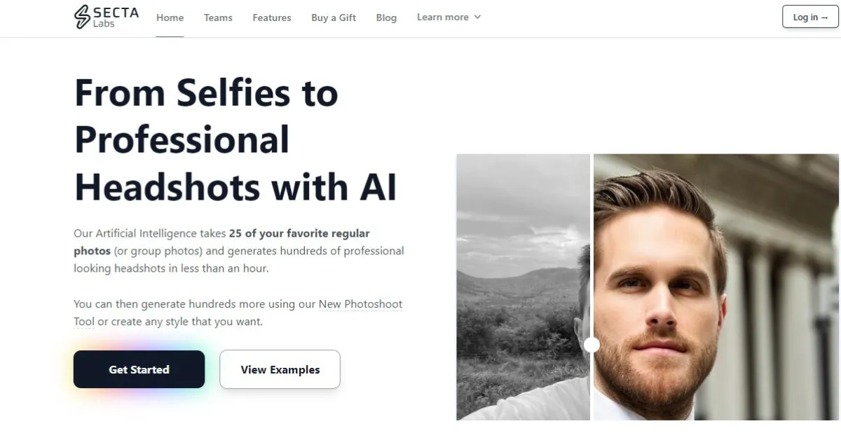 Secta Labs: Authentic AI Headshots and Portraits